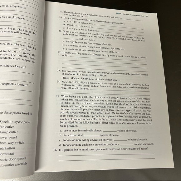 Residential Electrical Wiring based on the national code.  Large Softcover book - Picture 6 of 9